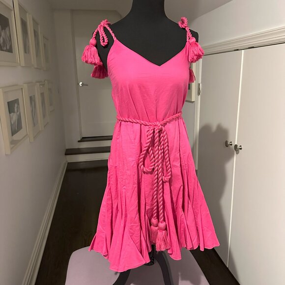 Rhode Hot Pink Casey Mini Dress Size XS- worn once - Picture 5 of 8